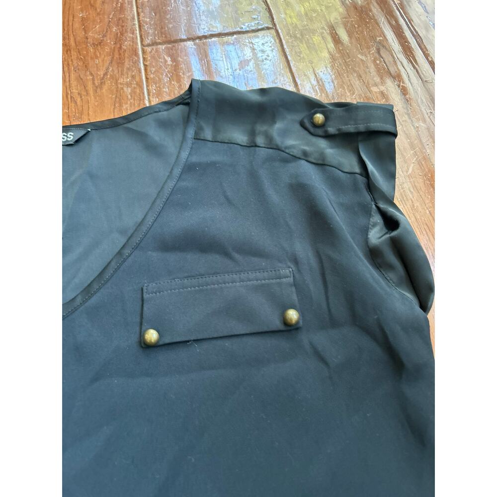Express Black Top with Bronze Accent Studs - Picture 2 of 6